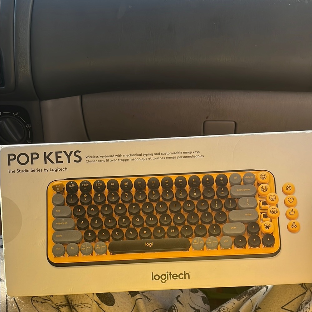Logitech POP KEYS Wireless Keyboard - Yellow